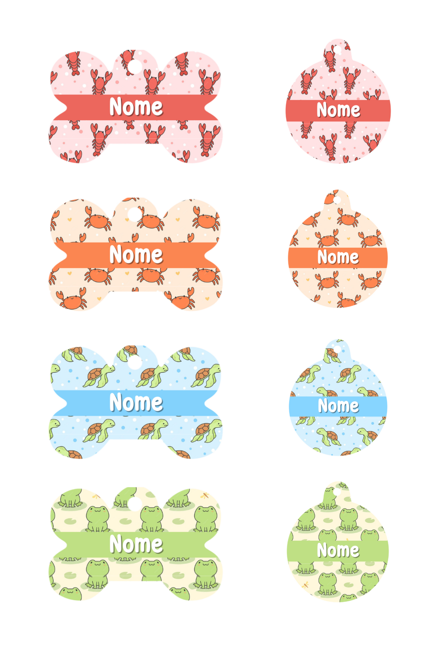 ID tags - Varied patterns