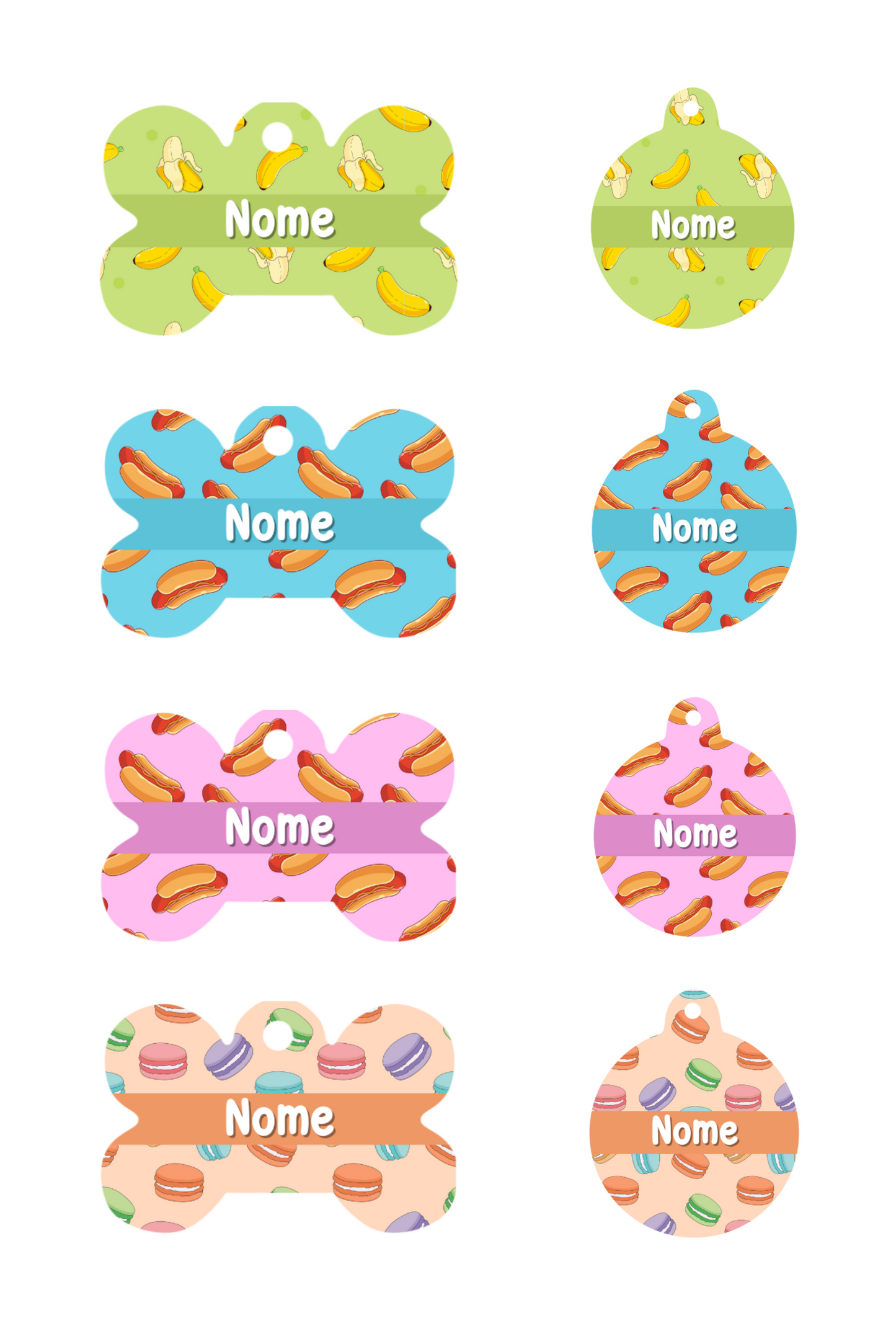 ID tags - Varied patterns