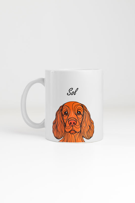 Caneca - Line art preenchida